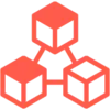 Blockchain Development Icon | Custom Web App Development Company